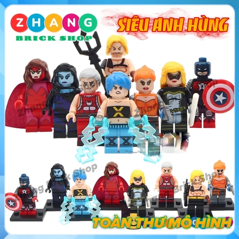 Xếp hình Aquaman
- Elsa Bloodstone - Scarlet Witch - Commander A Lego Minifigures POGO PG8127