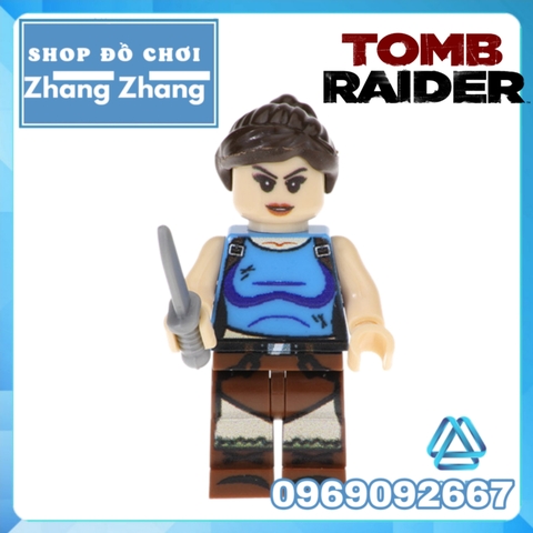 Xếp hình Power Girl - Big Barda - Lara Croft - Tomb Raider - Rocky Balboa - Namor Lego Minifigures POGO PG8125