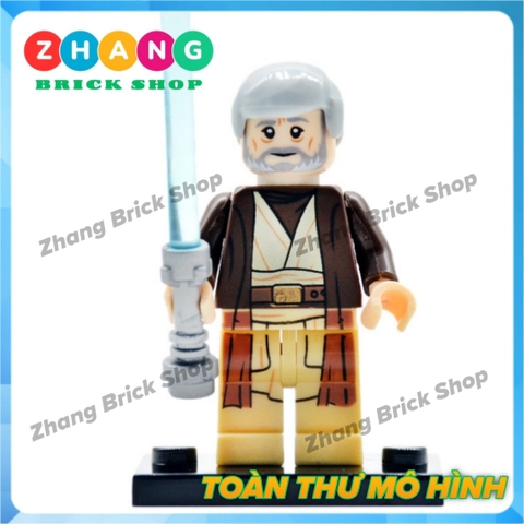 Xếp hình Star Wars Luke Skywalker - Ben Kenobi - Maul - Kao Darth Sidious - Anakin - C-3PO Lego Minifigures POGO PG8021