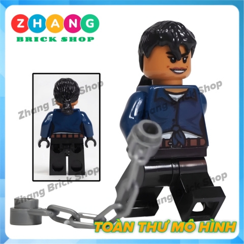 Xếp hình Harley Quinn: Birds of Prey Renee Montoya Huntress Cassandra Cain Black Mask Lego Minifigures Kopf KF6113