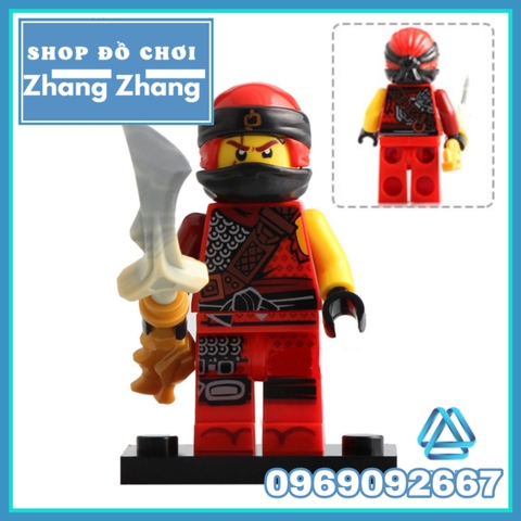 Xếp hình Ninjago Skylor - Jay - Jet Jack - Kai - Zane- Skullbreaker- Muzzle - Cole Lego Minifigures Lele A017 024