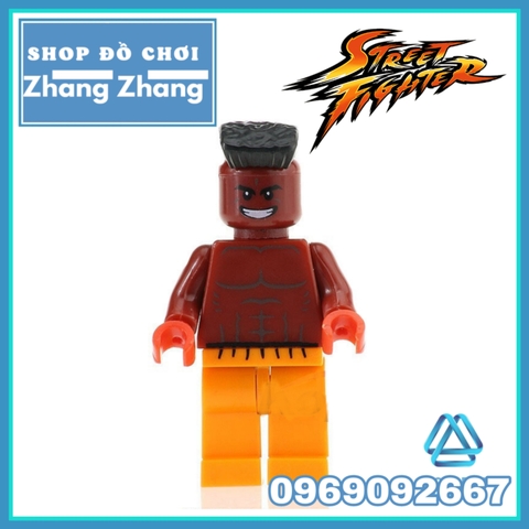 Xếp hình Street Fighter Wave 2 Lego Minifigures Kopf KF8016