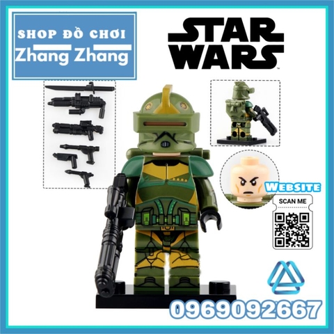 Đồ chơi xếp hình Star Wars gồm Ahsoka's Clone Trooper Minifigures Xinh X0303
