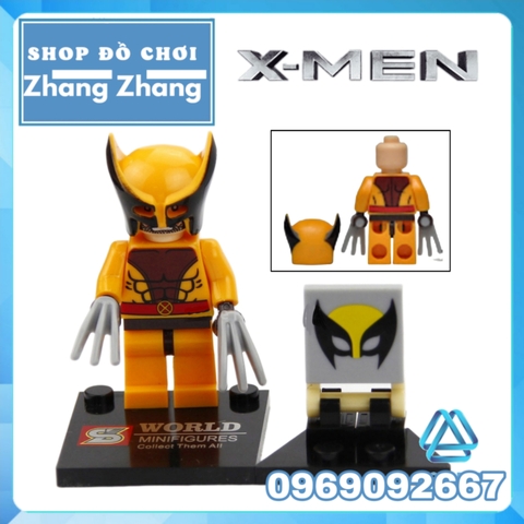 Xếp hình Daredevil Magneto Ant-Man Loki Wolverine The Beast Green Arrow DC X-men Lego Minifigures Sy259