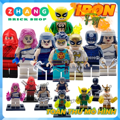 Mô hình nhân vật Iron Fist Bullseye Elektra Jessica Jones Marvel Rivals G0197 Zhang Brick Shop