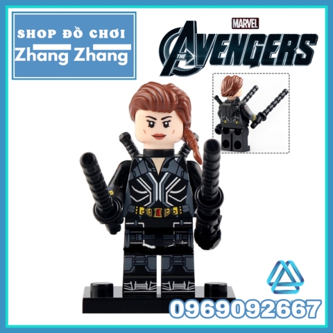 Xếp hình Yelena - Taskmaster - Black Widow - Iron Maiden - Red Guardian Lego Minifigures Xinh X0289