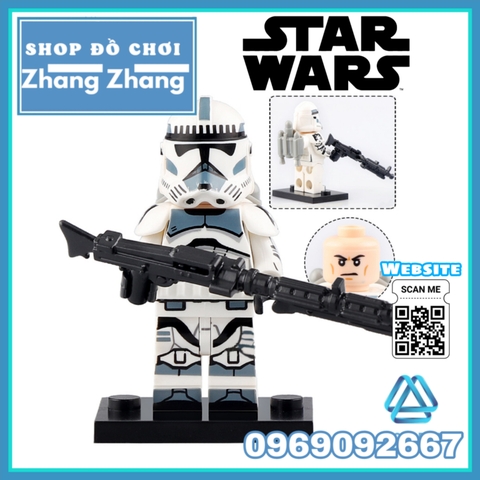 Xếp hình Star Wars Regiment - Wolf Pack - Commander Thorne - Camino Guard - Purgatory - Horn Lego Minifigures KT1043