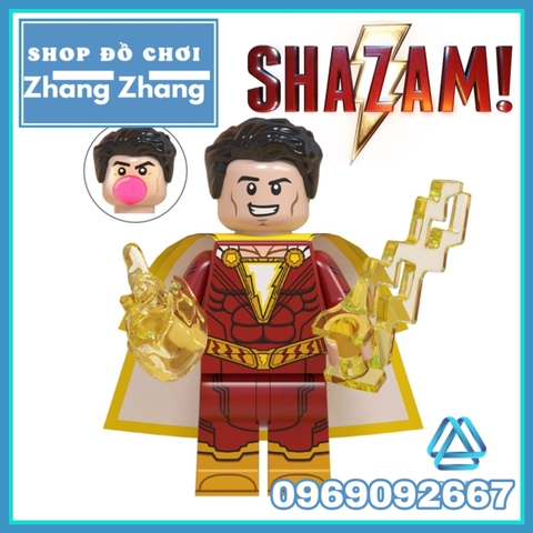 Xếp hình Shazam Billy Batson Mary Thaddeus Sivana Freddy Freeman Darla Dudley Pedro Pena Lego Minifigures Koruit Wm6058