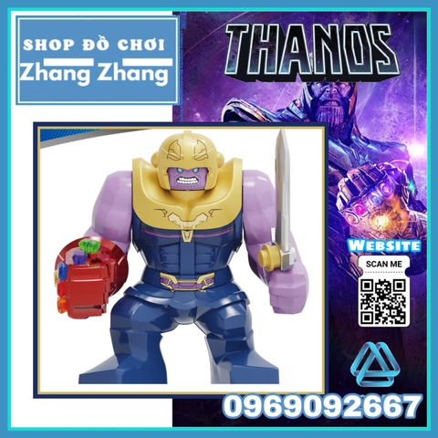 Xếp hình Thanos + Găng tay vô cực The Avengers Infinity War Lego Minifigures Korf KF427A