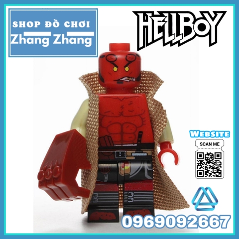 Xếp hình Hellboy con trai của Quỷ Lego Minifigures wm439 wm6020