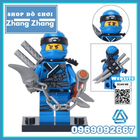Xếp hình Ninjago Master Spinjitzu Harumi Samurai X Lego Minifigures LELE A001-008