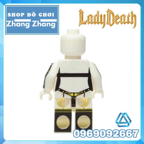 Xếp hình Lady Death Siêu anh hùng Marvel siêu hot 2019 mới nhất Lego Minifigures Wm wm377