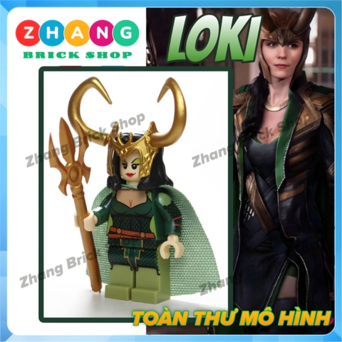 Xếp hình Scarlet Witch Lady Loki Lego Minifigures wm6024 wm464