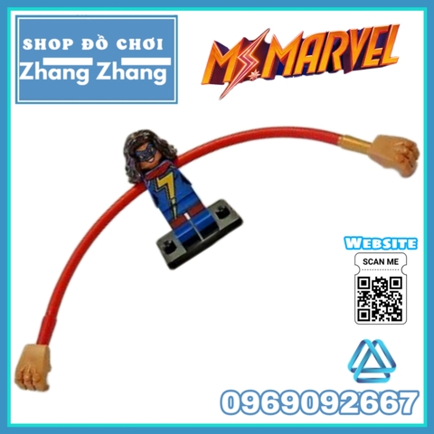 Xếp hình Ms Marvel Siêu anh hùng Avengers Lego Minifigures LeLe D121