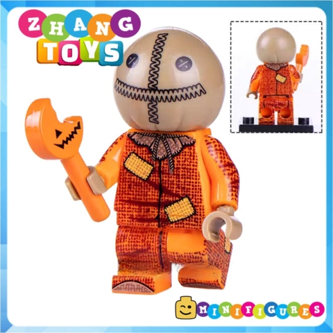 Xếp hình Jack Torrance Chainsaw Killer - Jason - Sam Elvira Twisty the Clown Pyramid Head Nurse Lego Minifigures WM6101