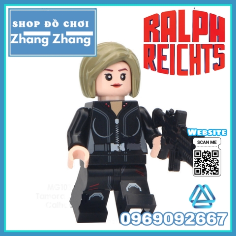 Xếp hình Wreck-it-Ralph gồm Tamora Jean Calhoun - Fix-it-Felix - Vanellope von Schweetz Lego Minifigures MG9007