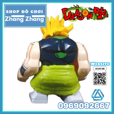 Xếp hình Broly SSJ2 Siêu saiyan cấp 2 trong Songoku Dragon Ball Z Bigfig Lego Minifigures Kopf Kf6073 Kf748