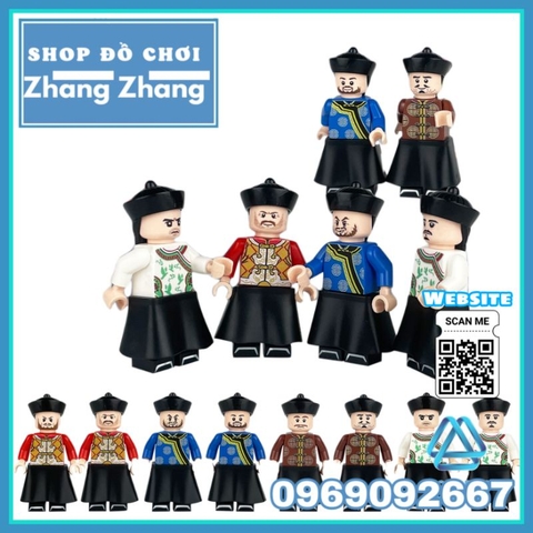 Đồ chơi xếp hình Trang phục Mãn Thanh thời đế quốc Đại Thanh Minifigures M8045