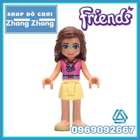 Đồ chơi xếp hình Friends Babie Olivia - Mia Kate - Stephanie Dancet - Andrea Emma Minifigures Lele F026 033