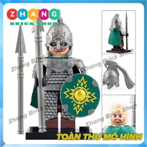 Xếp hình The Lord of the Rings chiến binh Rohan trong chúa tể những chiếc nhẫn Lego Minifigures Koruit KT1046