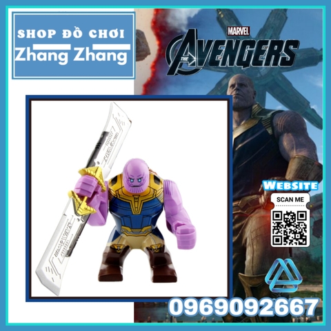 Xếp hình Thanos Endgame + Song đao mới nhất 2019 Lego Minifigures Xinh Xh1259