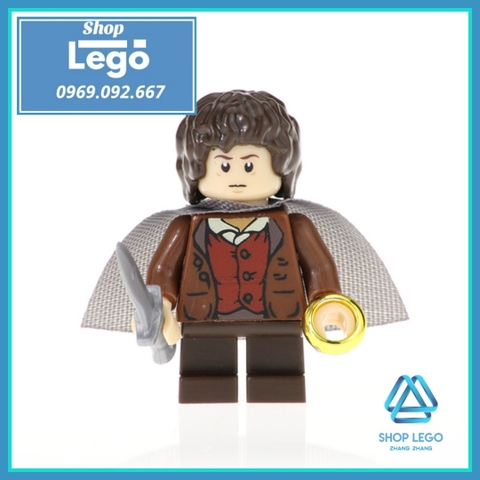 Xếp hình Frodo Gandalf Thranduil Elrond Lake-town Galadriel Arwen Merry Lego Minifigures Pogo PG8148