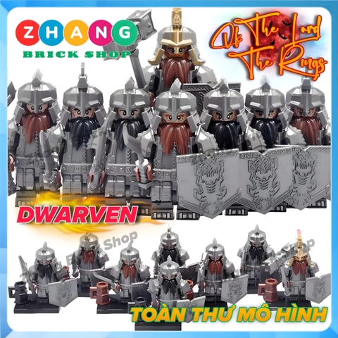 Xếp hình Lord of the Rings Dwarves Warriors Tộc chiến binh người lùn Hobbit Lego Minifigures

Koruit KT1040