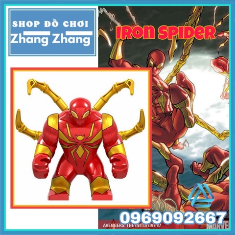 Đồ chơi xếp hình Iron Spider man người nhện siêu đẳng Mô hình Minifigures Lele GD197