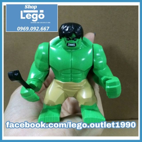 Xếp hình Hulk Avengers Endgame Siêu anh hùng Marvel Lego Minifigures Decool 0144