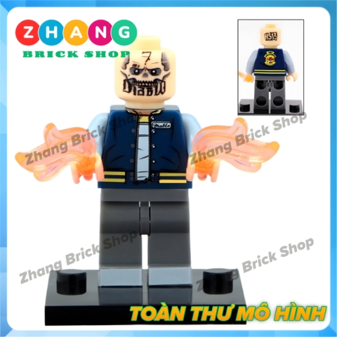 Xếp hình Suicide Square Deadshot Captain Boomerang Killer Croc EL Diablo Katana Enchantress Lego Minifigures Xinh X0122
