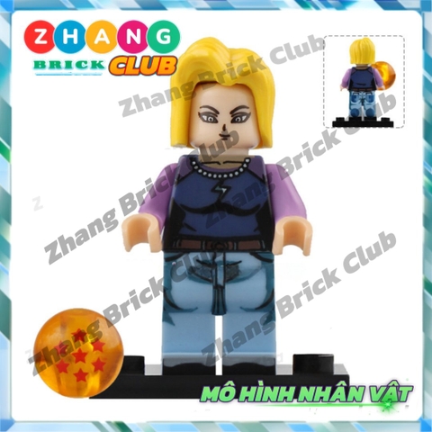 Mô hình nhân vật 7 viên ngọc rồng Dragon Balls Goten Gotenks Trunks Tien Shinhan Android 18 POGO PG8166