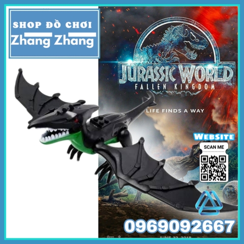 [20 cm] Xếp hình khủng long bay Raptor chúa tể bầu trời Pterizard Lego Minifigures Kopf KF813