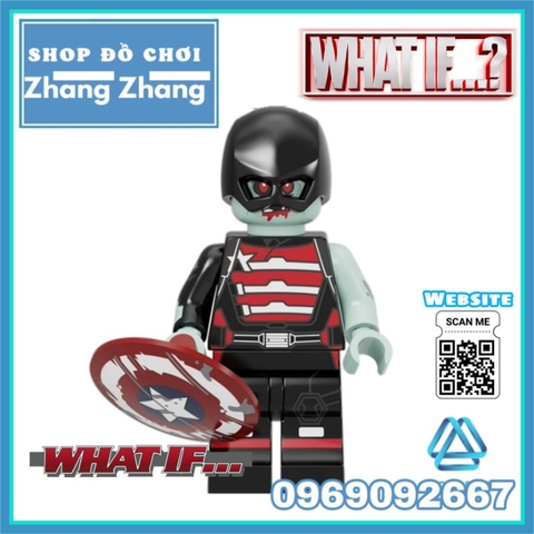 Đồ chơi xếp hình What If gồm Star lord Black Widow - Falcon Hawkeye Okye - Happy Hogan Agent 11 Minifigures Kopf KF6148