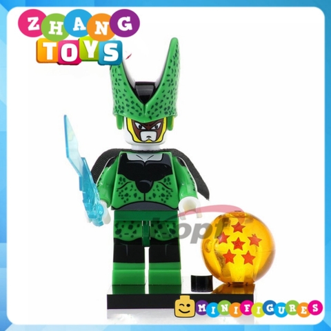 Xếp hình Dragon Ball🐉Songoku Vegeta Bardock Gohan Tien Perfect Cell Majin Buu Bulma Lego Minifigures Kopf KF6030