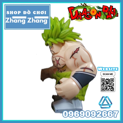 Xếp hình Broly siêu sayza Hủy diệt Dragon Ball Z trong 7 viên ngọc rồng Bigfigures Lego Minifigures Kopf Kf6073 Kf747