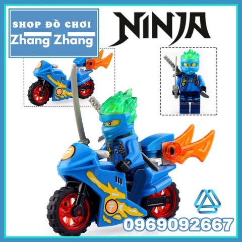 Xếp hình Ninjago Jay - Zane - Kai - Lloyd - Nya - Cole - Ice Emperor - General Vex Lego Minifigures PRCK 61015
