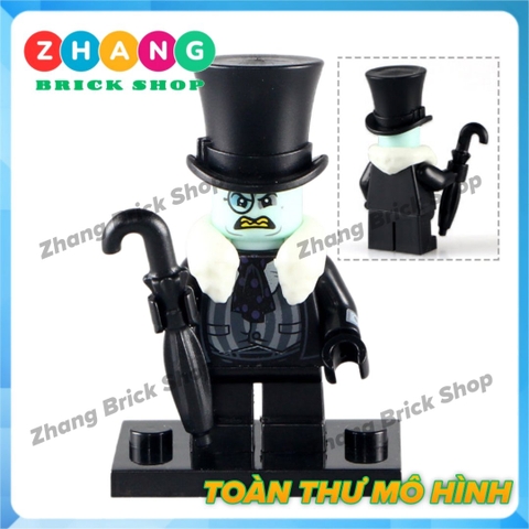 Xếp hình Batman Barbara và Poison Ivy Joker Catwoman - Aaron Cash - Penguin - Riddler Lego Minifigures Pogo PG8041