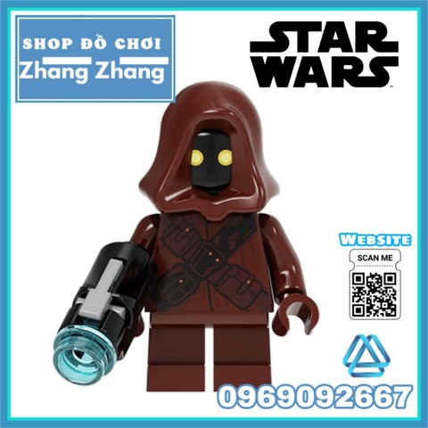 Đồ chơi xếp hình Star Wars gồm Storm Trooper - Imperial Crew Astromech Droid Tusken Raiden Jawa Minifigures POGO PG8288