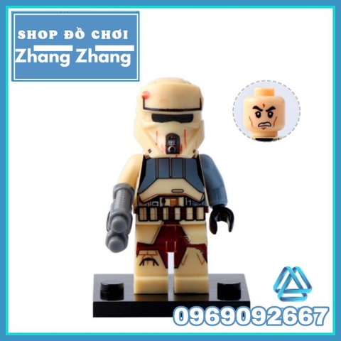 Xếp hình Star Wars Imwe - Jyn Erso - Stormtrooper - Malbus - Death Trooper - Orson Andor Lego Minifigures Xinh X0139