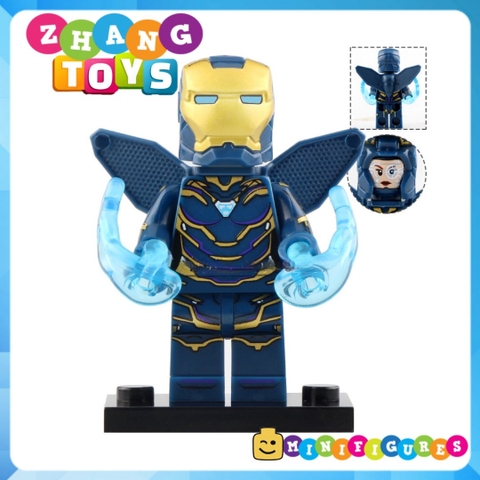 Xếp hình War Machine Ancient One Raytheon Black Widow Pepper Captain America Tony Stark Lego Minifigures Xinh X0261