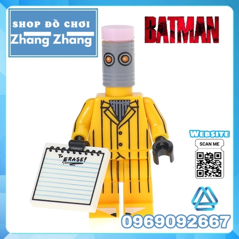 Xếp hình Batman - Barbara Gordon
- Two-Face - Robin - The Eraser - Calculator
- Spider-Man  Lego Minifigures POGO PG8052