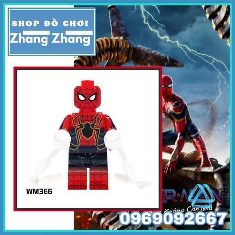 Xếp hình Spider-Man Home Coming Siêu anh hùng Marvel Lego Minifigures Wm366