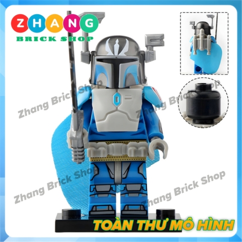 Xếp hình Star Wars Mandalorian Jango Boba Mando Fenn Rau Lego Minifigures KT1041