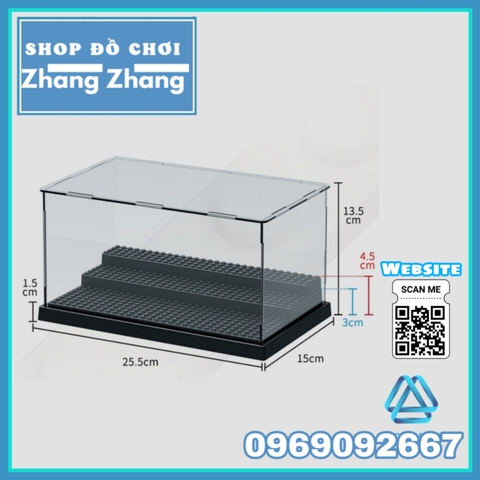 Hộp đựng trưng bày Lego (3 tầng) phiên bản giới hạn Shop Lego Zhang Zhang