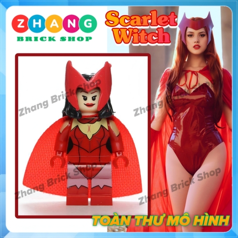Xếp hình Scarlet Witch Comics Classic Lego Minifigures Wm6024 wm463