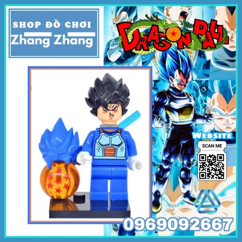 Đồ chơi xếp hình kadic Vegeta trong 7 viên ngọc rồng Dragon Ball Minifigures Kopf KF181