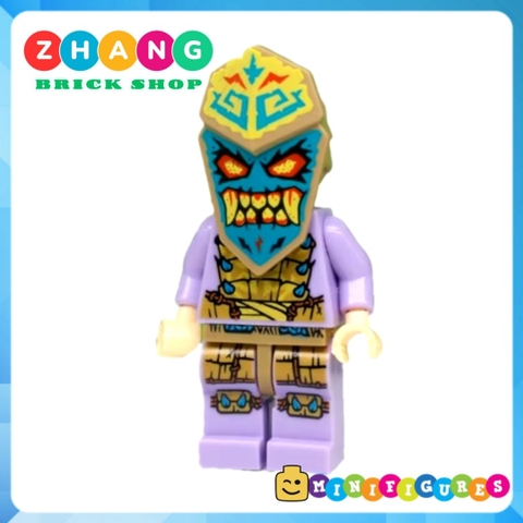Đồ chơi xếp hình Ninjago Kai Zane Cole Lloyd Jay đại chiến Thunder Keeper trong Ngôi làng rừng xanh Minifigures