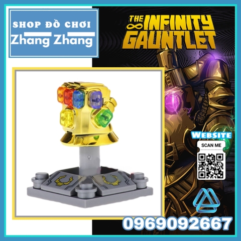 Xếp hình Avengers Infinity War Gauntlet Găng tay Vô cực (24 đá) Lego Minifigures Xinh Xh1344