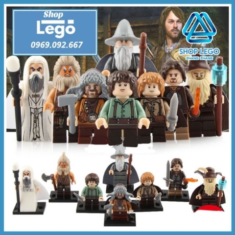 Xếp hình Samwise Frodo Aragorn Gandalf Bofur the Dwarf
Radagast
Saruman
Beorn Lego Minifigures Pogo PG8160