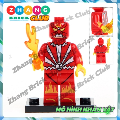 Mô hình nhân vật Forge Domino Omega Red Sunfire Radioactive Man Pyro Ripclaw Union Jack POGO PG8082